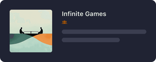 Infinite Games