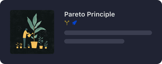 Pareto Principle